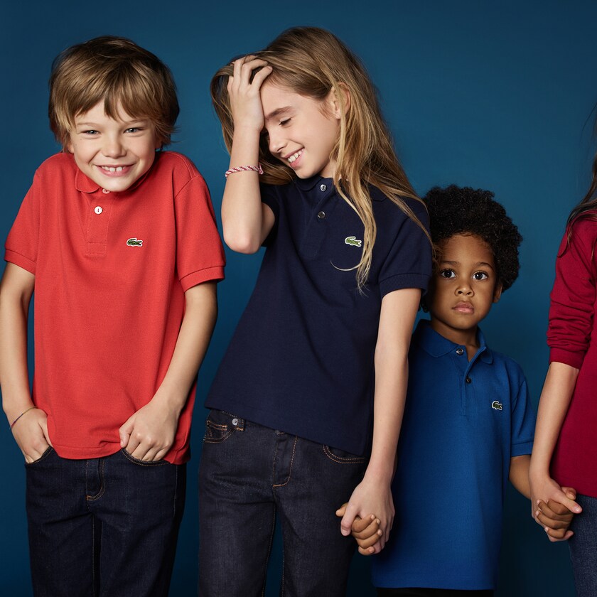 Camisa Polo Lacoste Niños Blancos Petit Piqué TJ1-35813K2