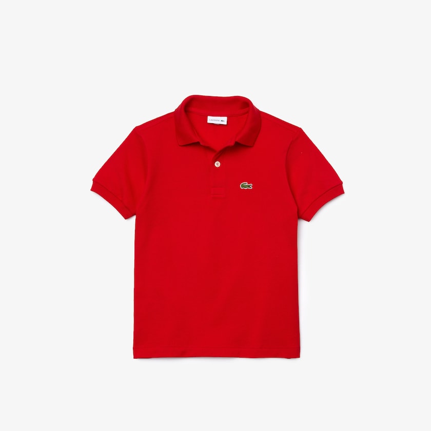 Camisa Polo Lacoste Niños Rojos Petit Piqué CK7-37563K9