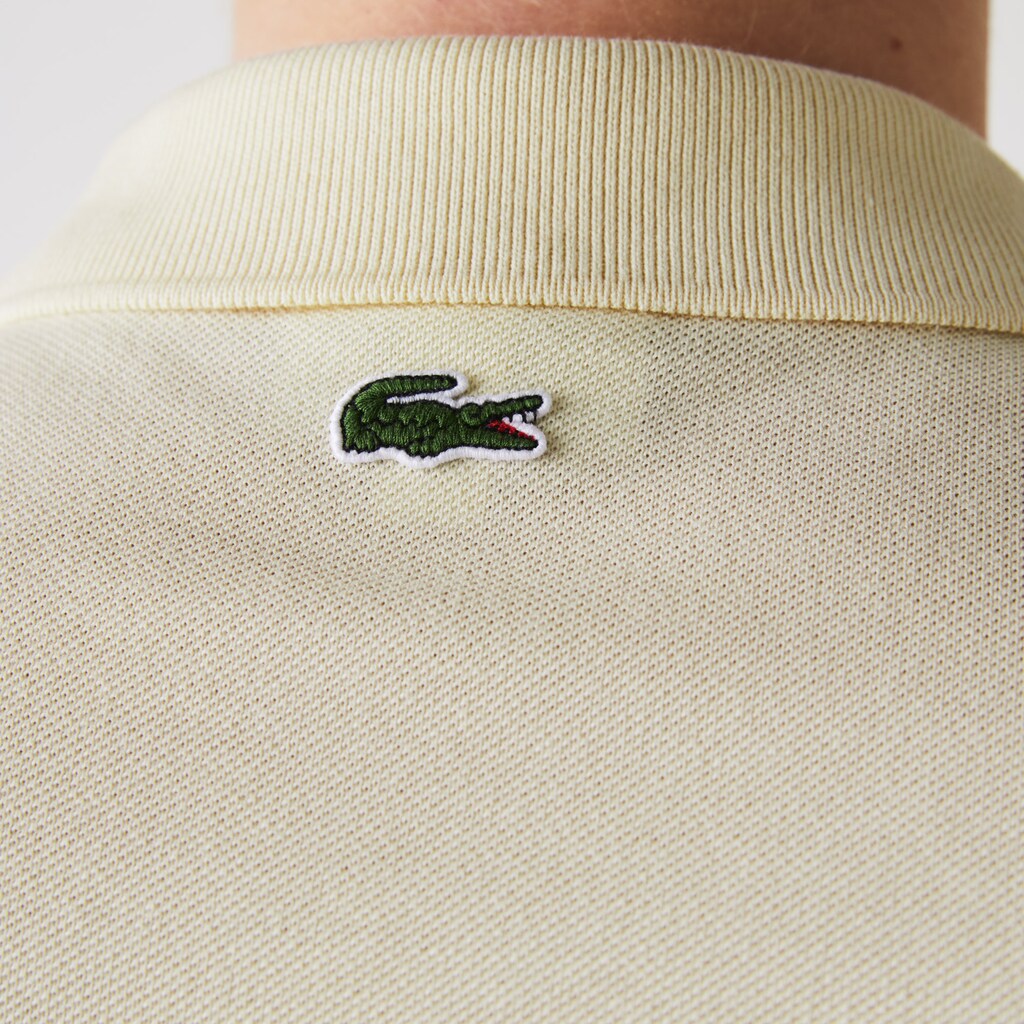 Camisa Polo Lacoste Regular Fit Colorblock Cotton Piqué Hombre Beige Azul Marino Azules Rosas | QS8-60506Q5