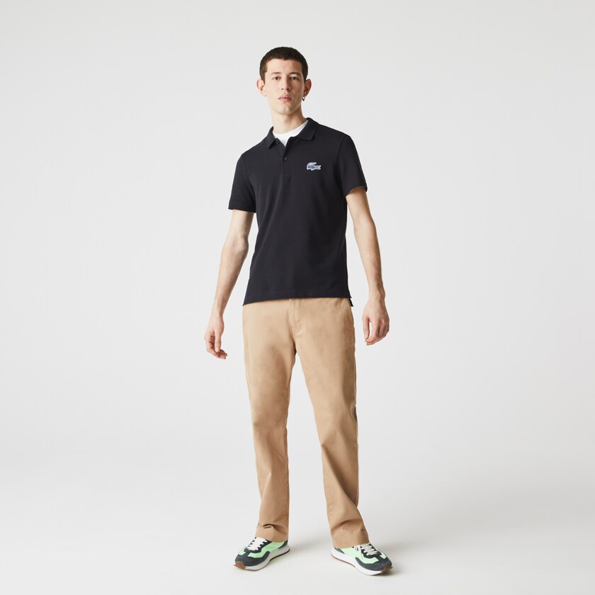 Camisa Polo Lacoste Regular Fit Cotton Piqué Hombre Azul Marino Azules | NE3-36053T1
