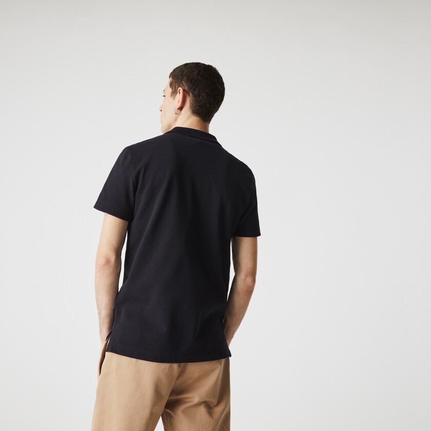 Camisa Polo Lacoste Regular Fit Cotton Piqué Hombre Azul Marino Azules | NE3-36053T1
