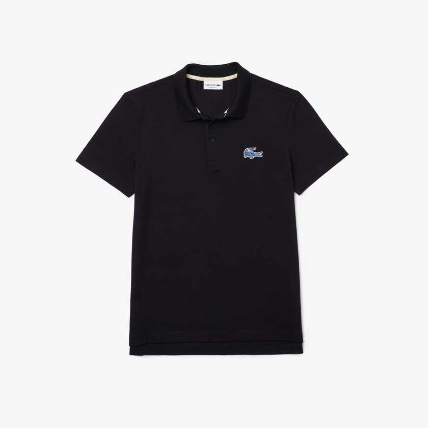 Camisa Polo Lacoste Regular Fit Cotton Piqué Hombre Azul Marino Azules | NE3-36053T1