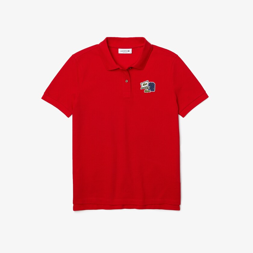 Camisa Polo Lacoste Regular Fit Cotton Piqué Mujer Rojos | LQ6-39843W0