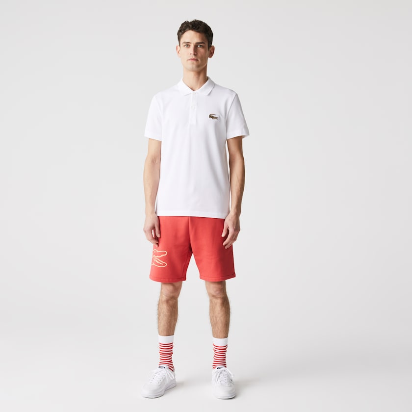 Camisa Polo Lacoste Regular Fit Cotton Piqué Hombre Blancos | JM4-60496O6