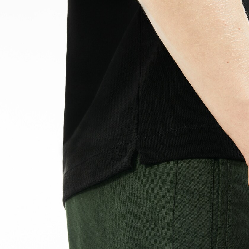Camisa Polo Lacoste Regular Fit Paris Hombre Negros | EH0-85548L1