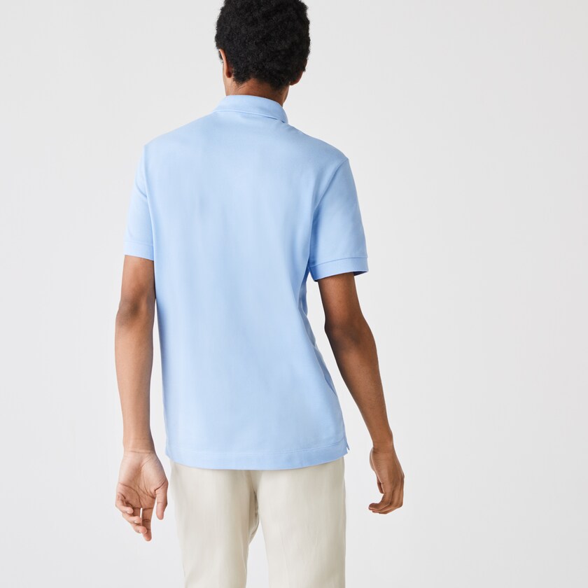 Camisa Polo Lacoste Regular Fit Paris Hombre Azules | KL3-52125A8