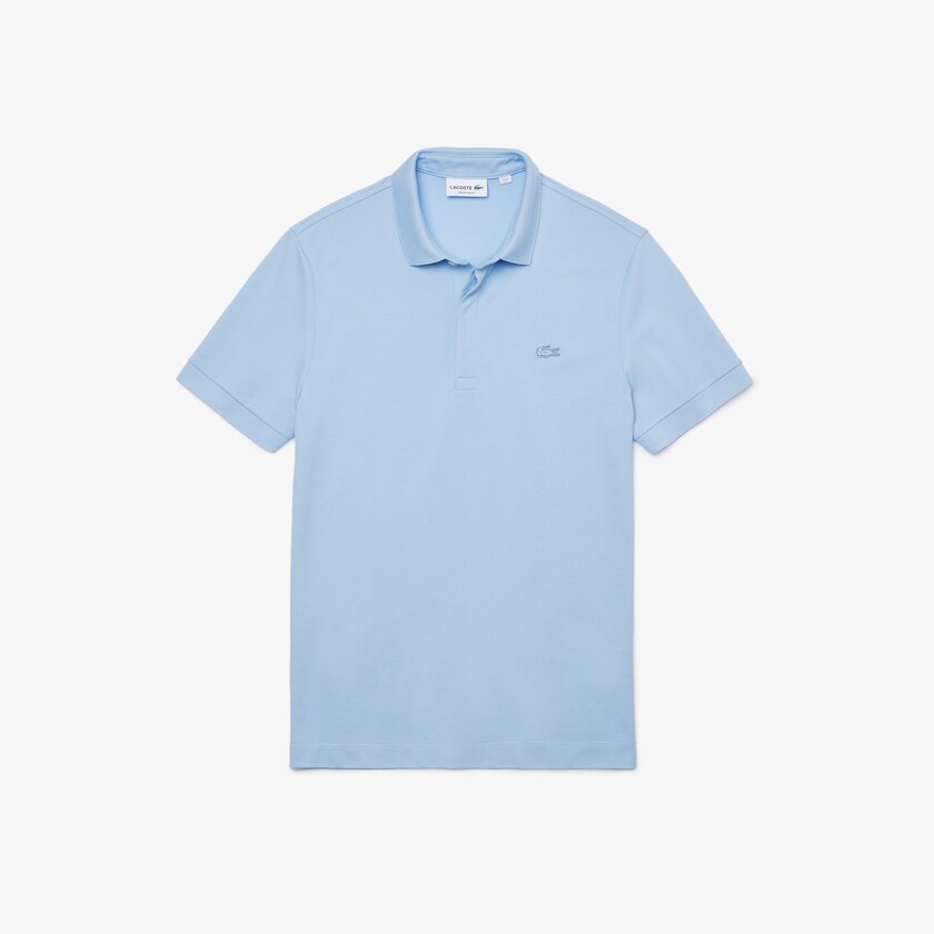 Camisa Polo Lacoste Regular Fit Paris Hombre Azules | KL3-52125A8