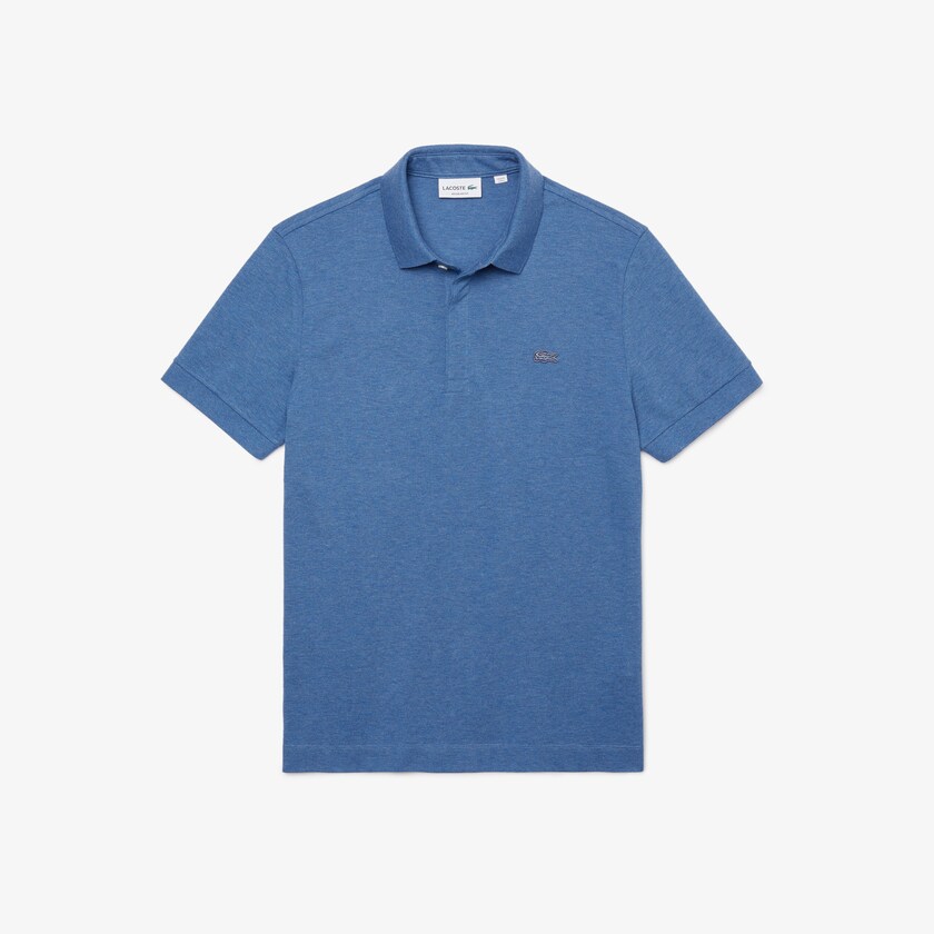 Camisa Polo Lacoste Regular Fit Paris Hombre Azules | CL6-57835R2