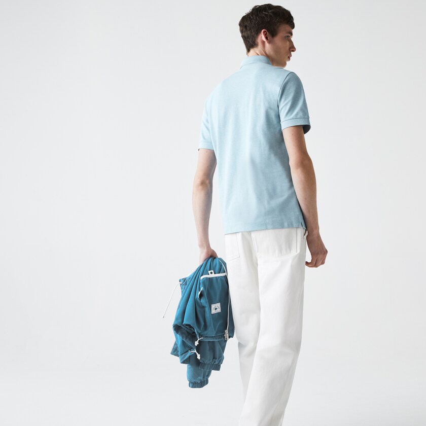 Camisa Polo Lacoste Regular Fit Paris Hombre Azules | JV8-47604L2