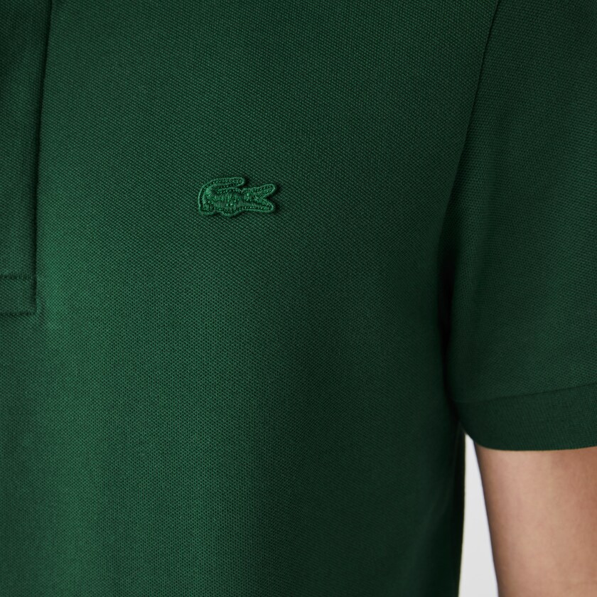 Camisa Polo Lacoste Regular Fit Paris Hombre Verdes | YB4-49014Q0
