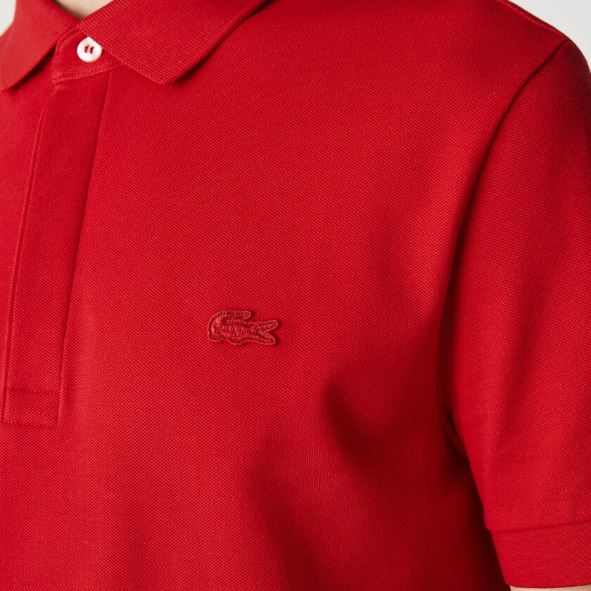 Camisa Polo Lacoste Hombre Rojos Regular Fit Paris TH1-40194A1