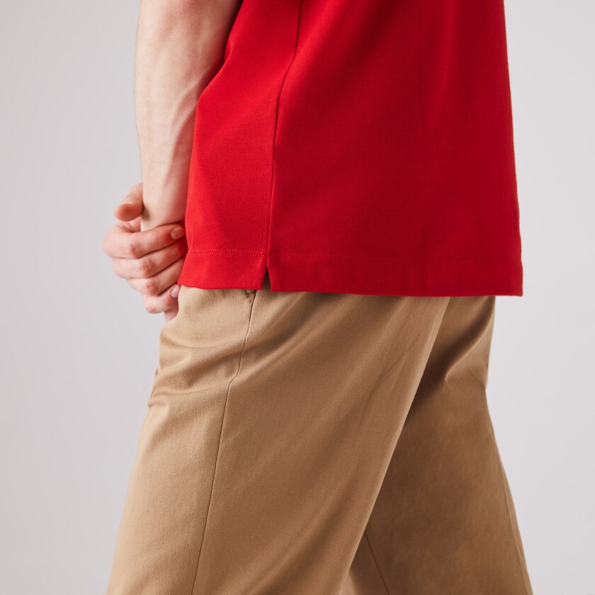 Camisa Polo Lacoste Hombre Rojos Regular Fit Paris TH1-40194A1