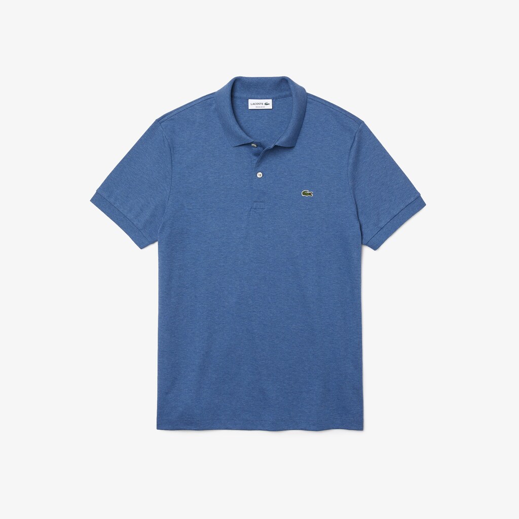 Camisa Polo Lacoste Regular Fit Soft Cotton Hombre Azules | NX0-17401L2