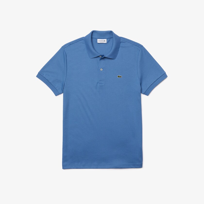 Camisa Polo Lacoste Regular Fit Soft Cotton Hombre Azules | CZ9-06990P9