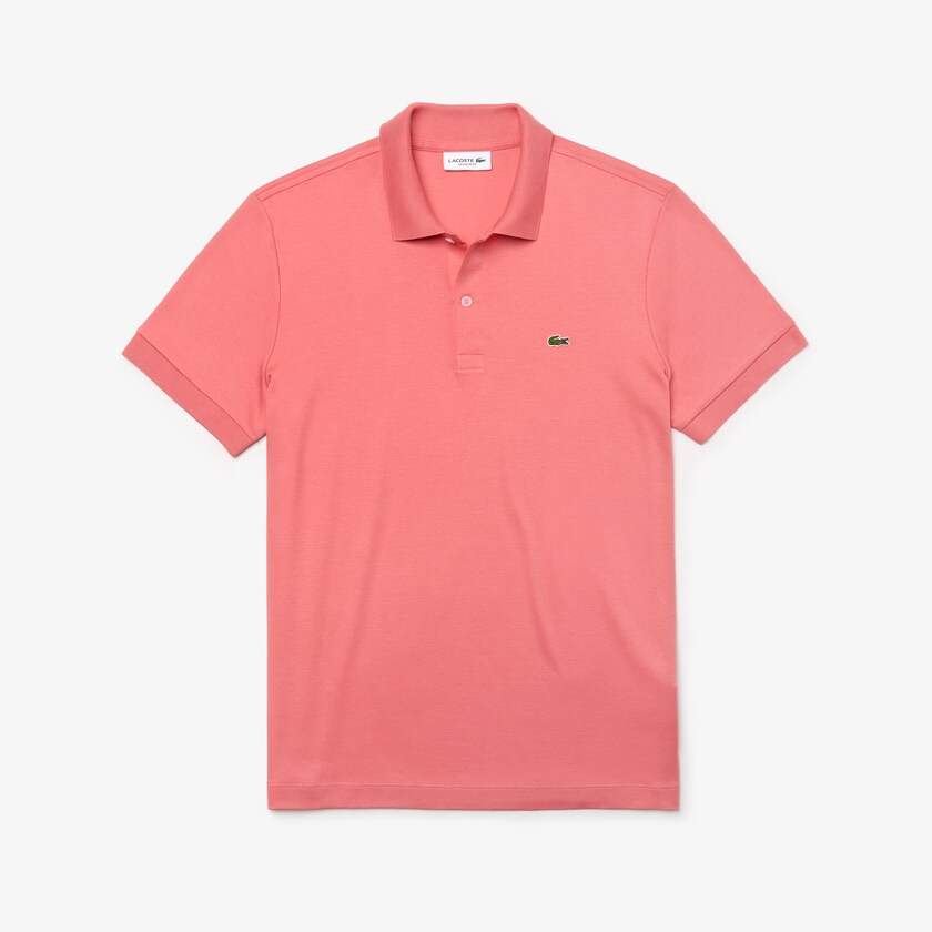 Camisa Polo Lacoste Regular Fit Soft Cotton Hombre Rosas | FU3-08480W0