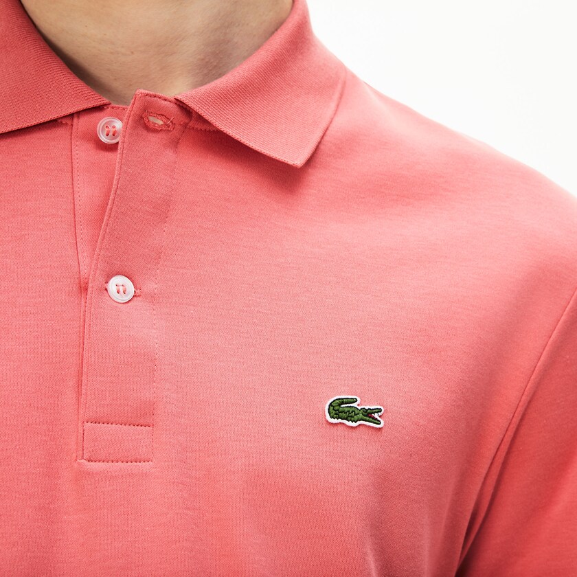 Camisa Polo Lacoste Regular Fit Soft Cotton Hombre Rosas | FU3-08480W0