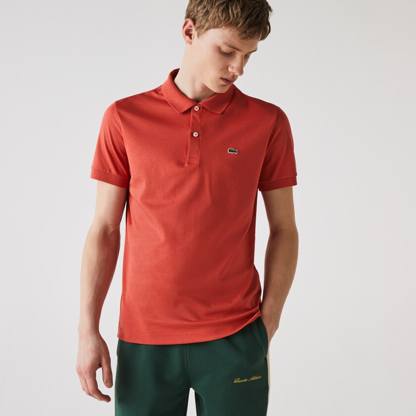 Camisa Polo Lacoste Regular Fit Soft Cotton Hombre Rojos | MD2-42014W6