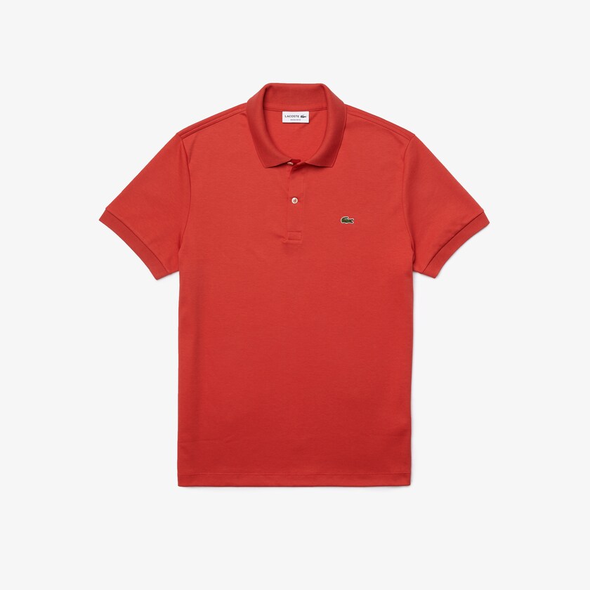 Camisa Polo Lacoste Regular Fit Soft Cotton Hombre Rojos | MD2-42014W6