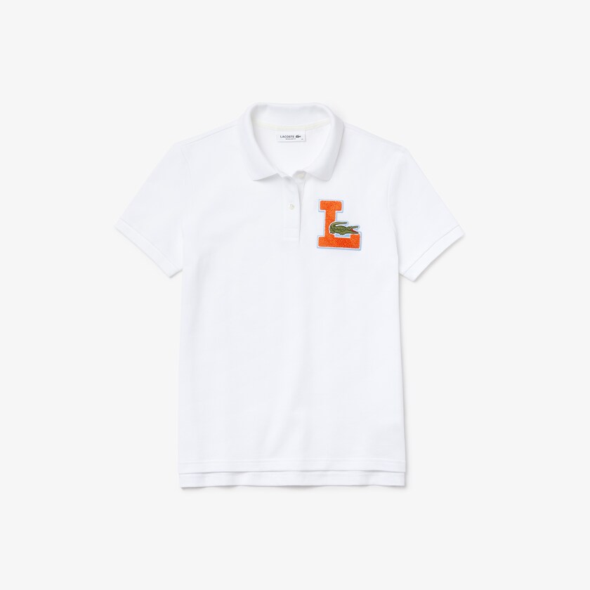 Camisa Polo Lacoste Regular Fit Soft Cotton Piqué Mujer Blancos | WG1-41734H0