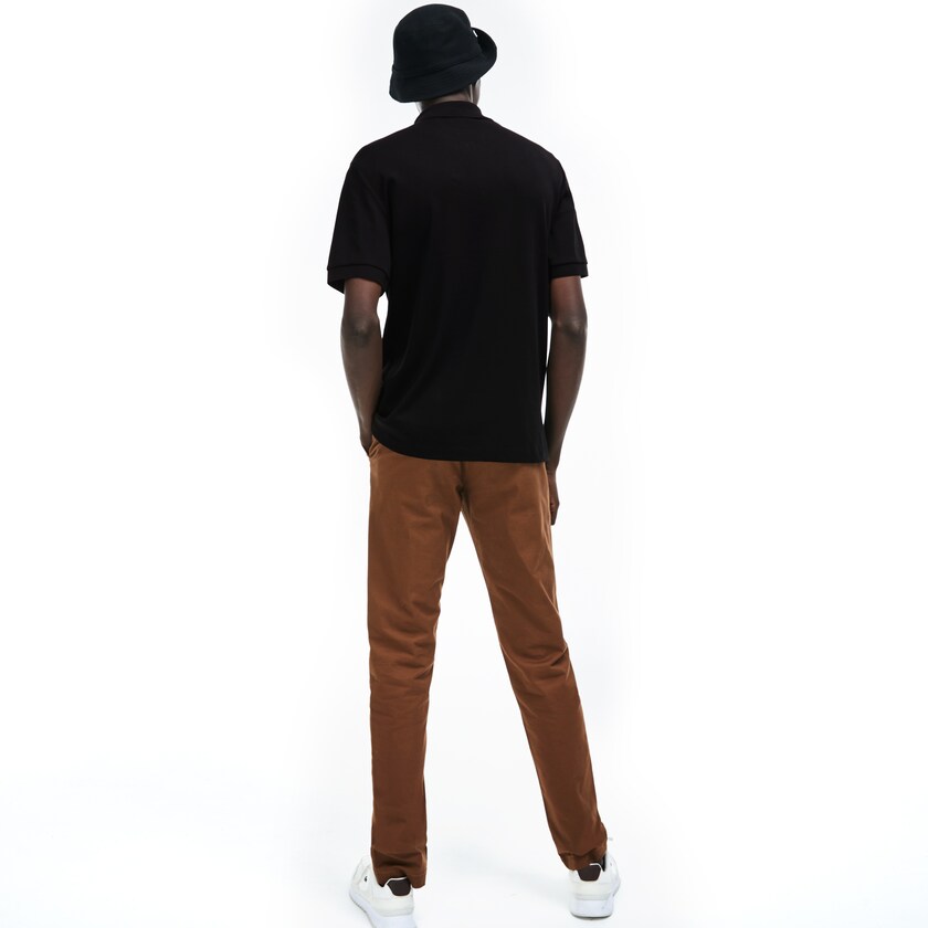 Camisa Polo Lacoste Hombre Negros Regular Fit Soft Cotton FP2-93319W6