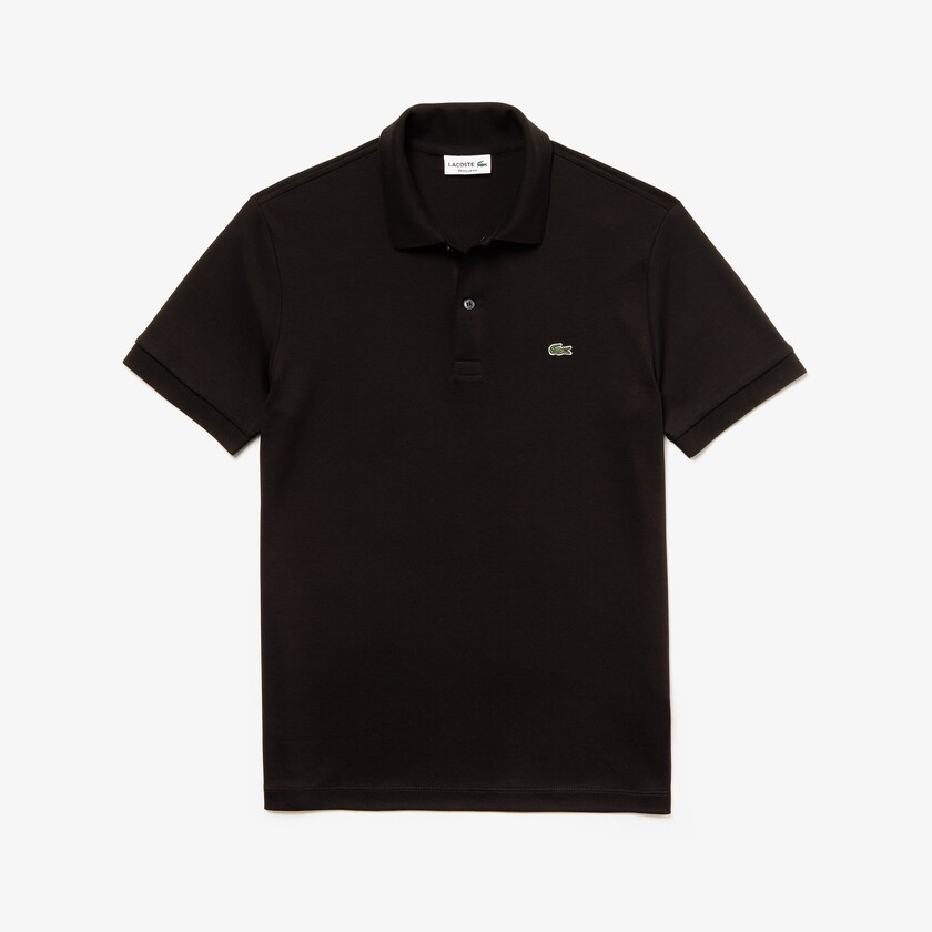 Camisa Polo Lacoste Hombre Negros Regular Fit Soft Cotton FP2-93319W6