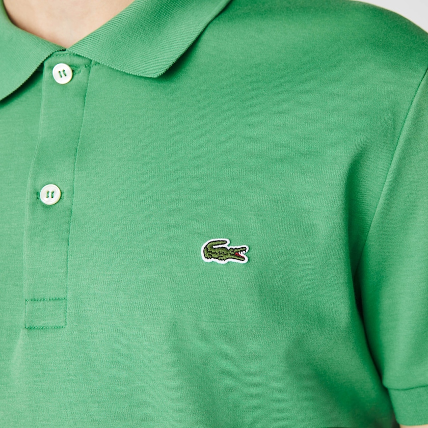 Camisa Polo Lacoste Regular Fit Soft Cotton Hombre Verdes | FT5-69146K1