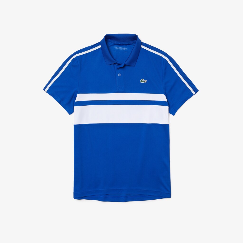 Camisa Polo Lacoste SPORT Breathable Piqué Tennis Hombre Blancos | ZA4-30583Q6