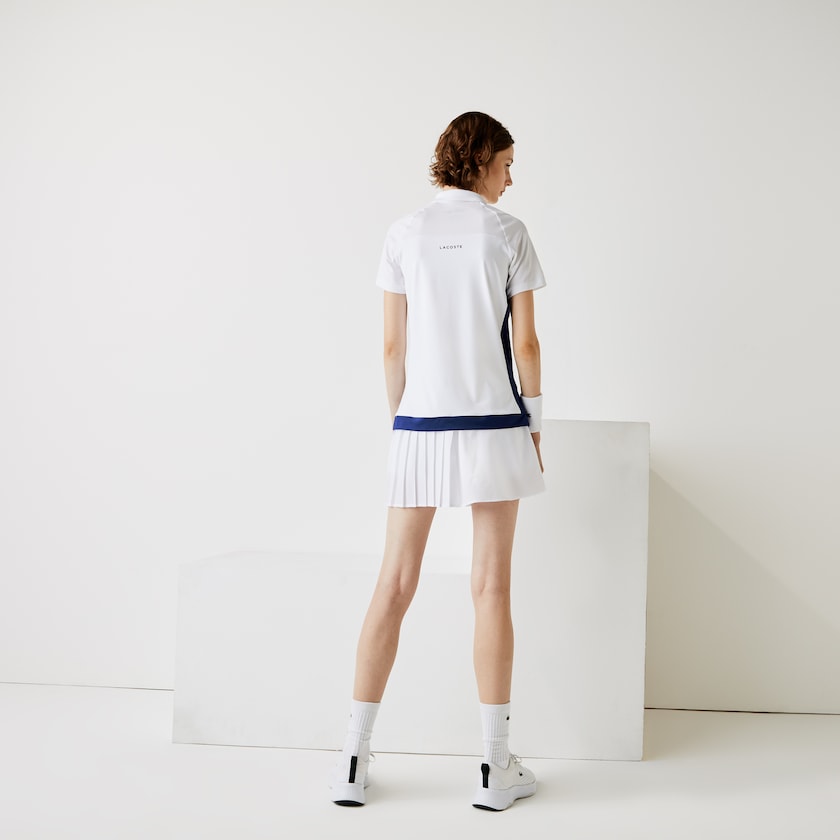 Camisa Polo Lacoste SPORT Breathable Stretch Tennis Mujer Blancos Azules Verdes Negros | IJ1-12881R9