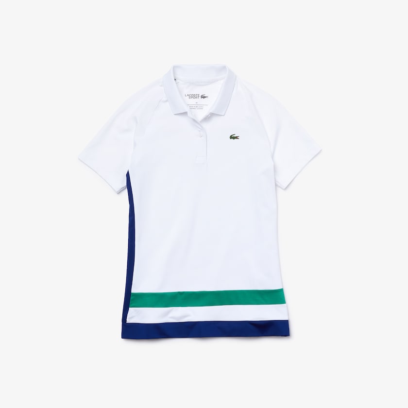 Camisa Polo Lacoste SPORT Breathable Stretch Tennis Mujer Blancos Azules Verdes Negros | IJ1-12881R9