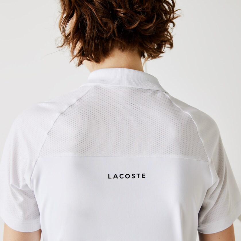 Camisa Polo Lacoste SPORT Breathable Stretch Tennis Mujer Blancos Azules Verdes Negros | IJ1-12881R9