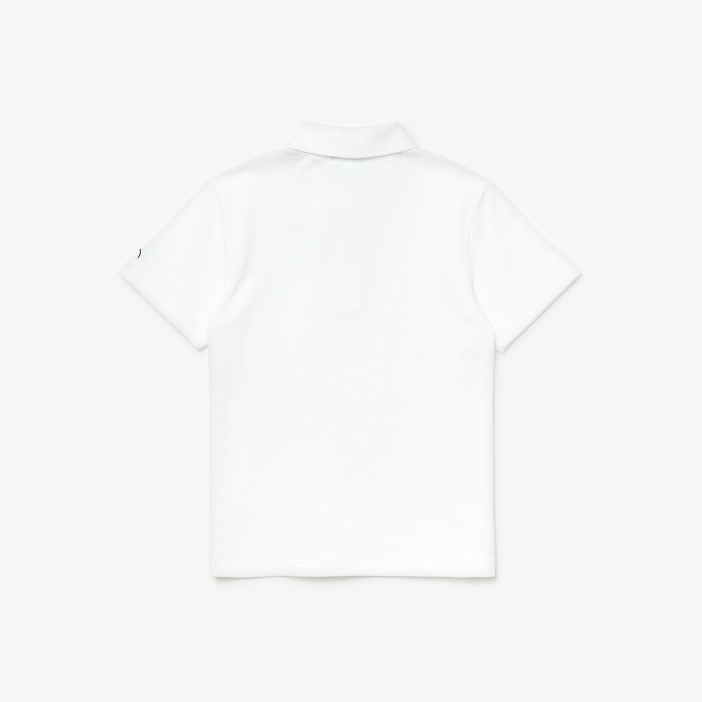 Camisa Polo Lacoste Niños Blancos Azul Marino Azules SPORT Collab Youssef Sy Embroidered Piqué IB6-15511T3