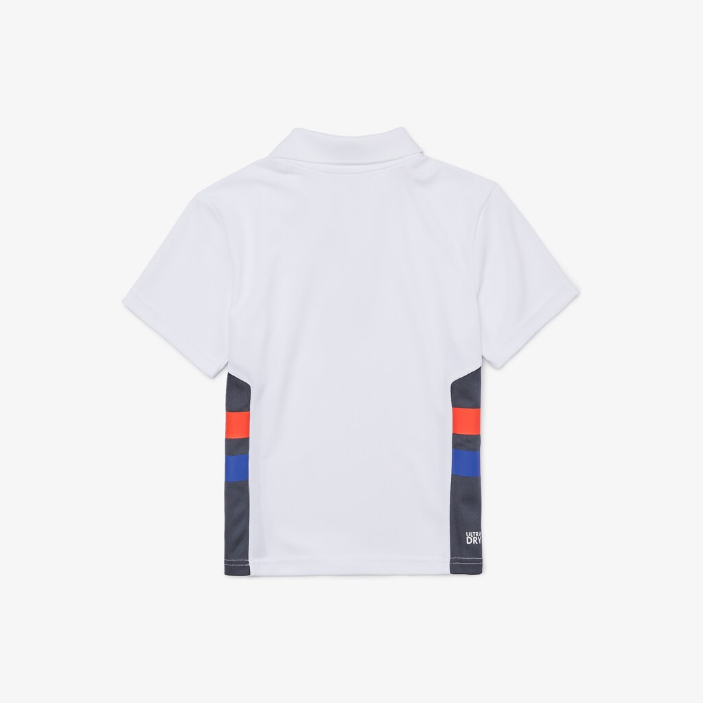 Camisa Polo Lacoste Niños Blancos Grises Oscuro Rojos Azules SPORT Side Stripe Training WL5-88018P8
