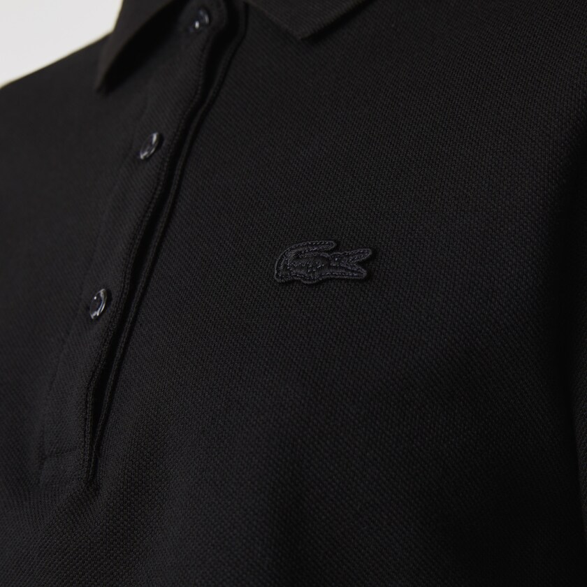 Camisa Polo Lacoste Slim Fit Supple Cotton Mujer Negros | FP8-66676Q6