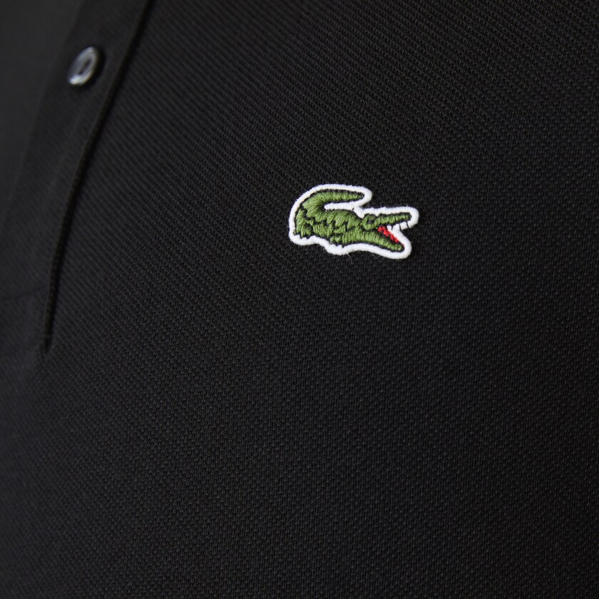 Camisa Polo Lacoste Slim Fit in Petit Piqué Hombre Negros | RM9-30743B3