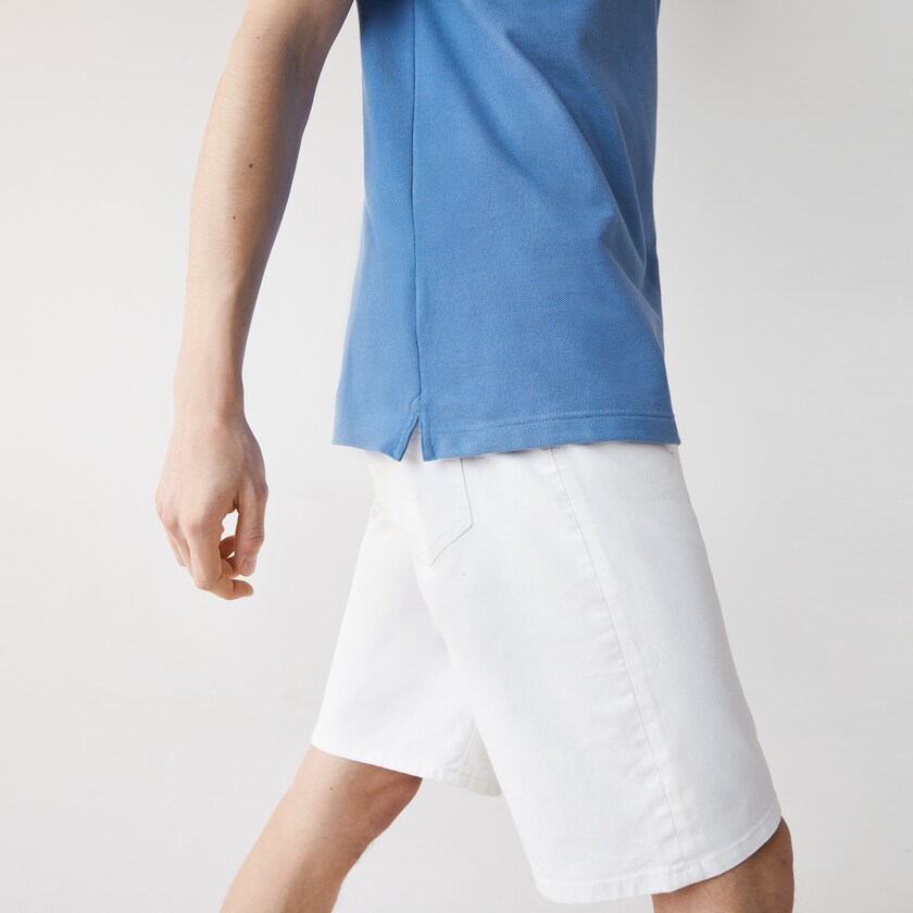 Camisa Polo Lacoste Slim Fit in Petit Piqué Hombre Azules | IJ9-10141L7