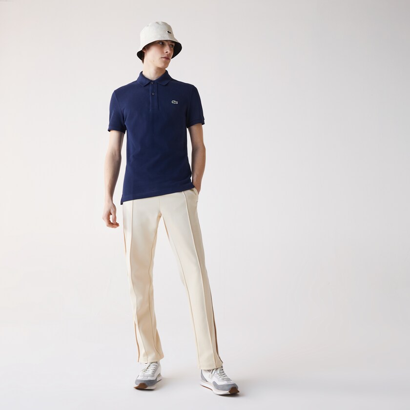 Camisa Polo Lacoste Slim Fit in Petit Piqué Hombre Azules | DN2-34343F4