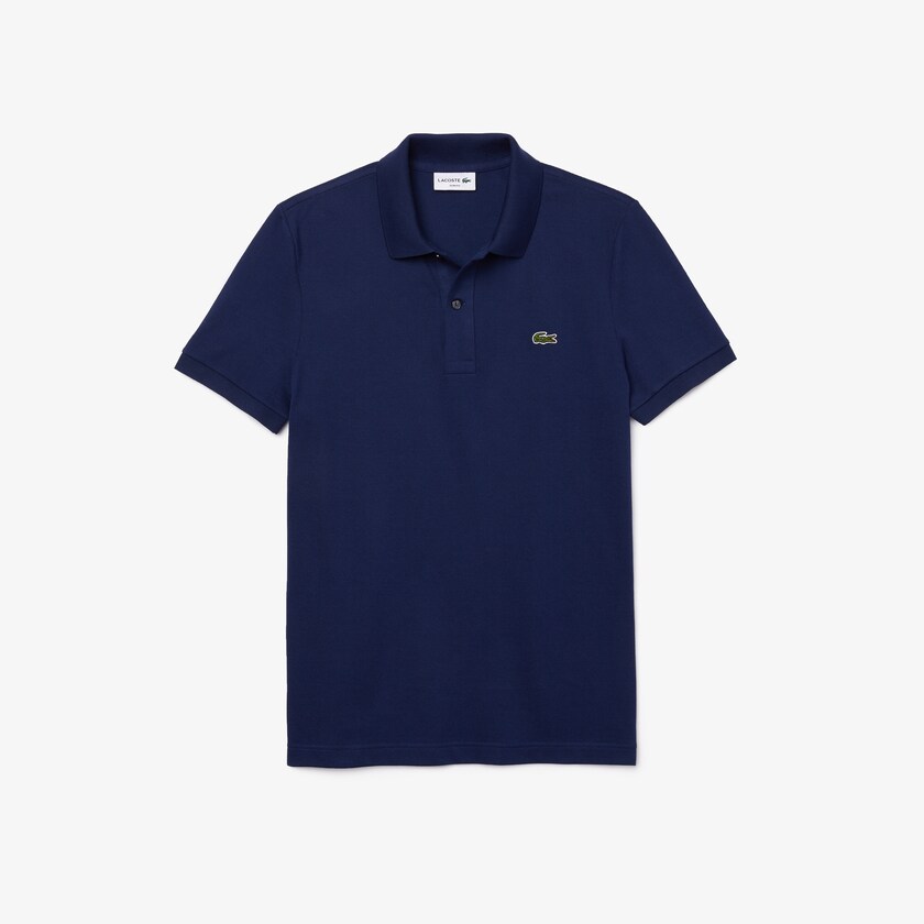 Camisa Polo Lacoste Slim Fit in Petit Piqué Hombre Azules | DN2-34343F4