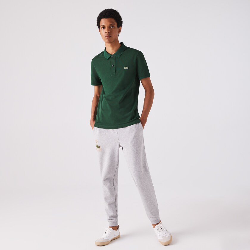 Camisa Polo Lacoste Slim Fit in Petit Piqué Hombre Verdes | HE9-51905N0