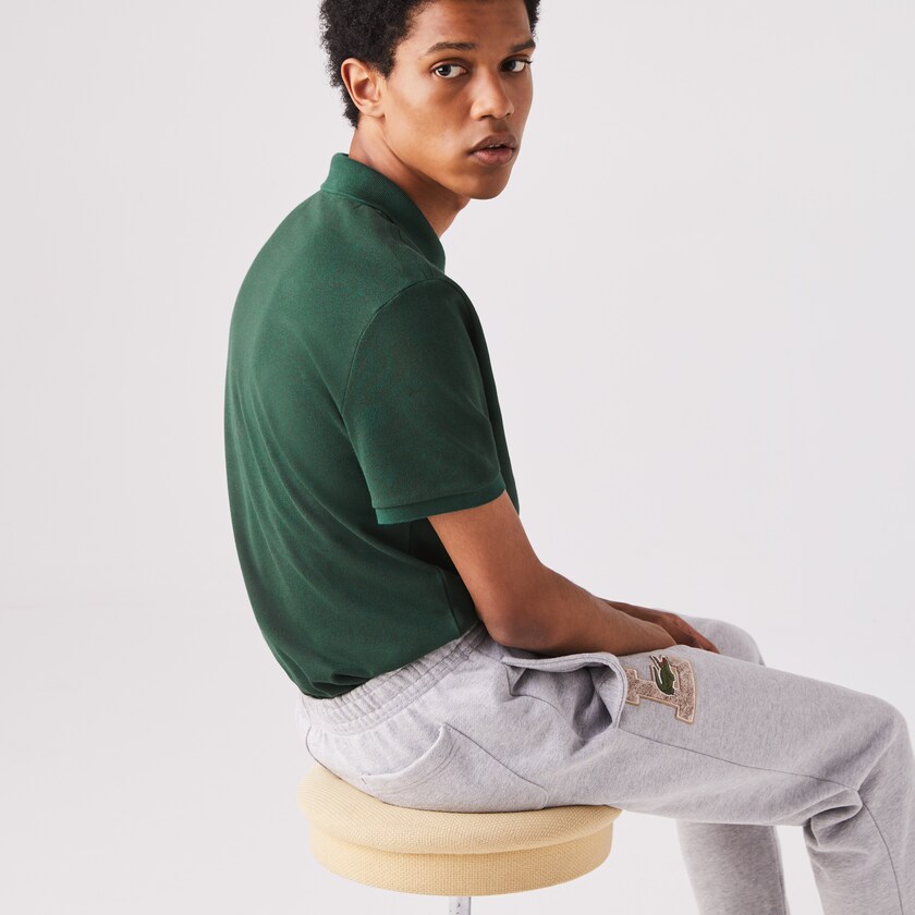 Camisa Polo Lacoste Slim Fit in Petit Piqué Hombre Verdes | HE9-51905N0