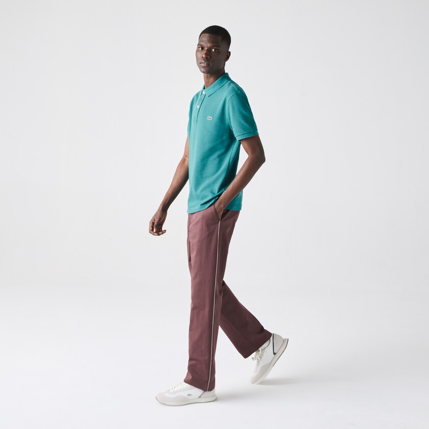 Camisa Polo Lacoste Slim Fit in Petit Piqué Hombre Verdes | YE5-04650F5