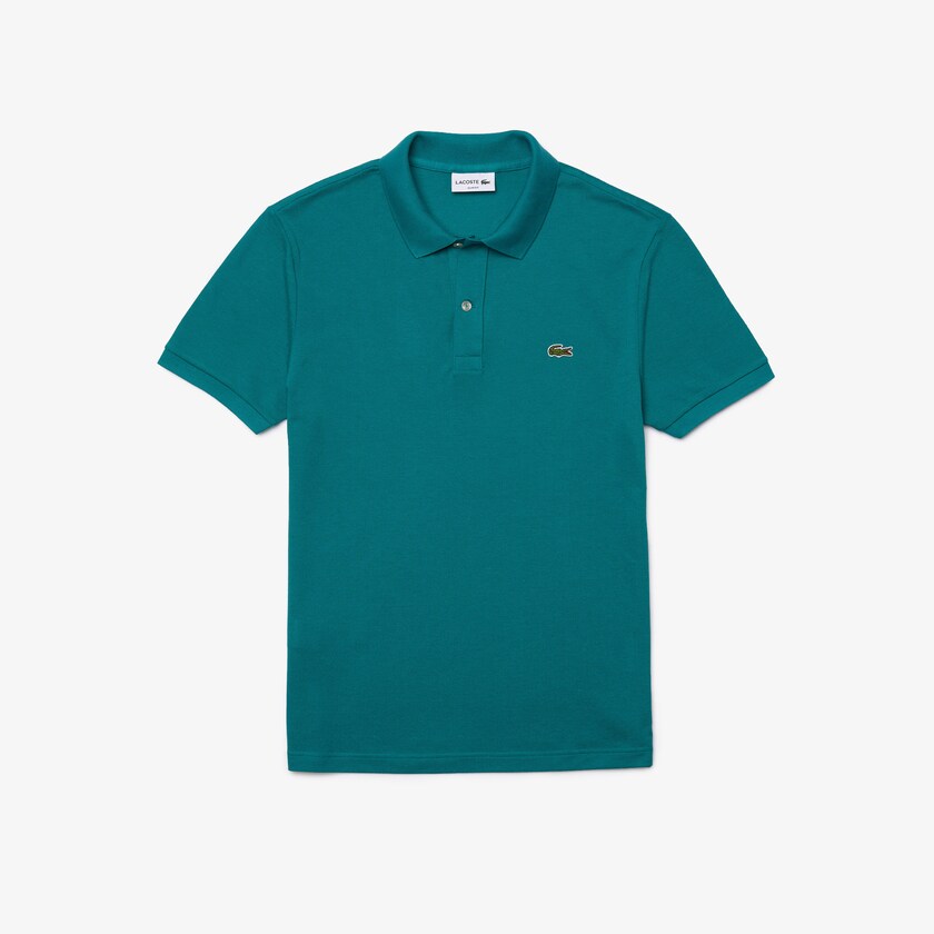 Camisa Polo Lacoste Slim Fit in Petit Piqué Hombre Verdes | YE5-04650F5