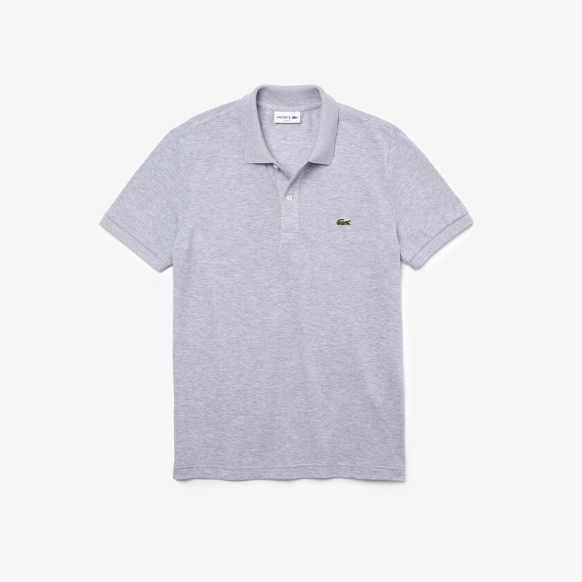 Camisa Polo Lacoste Slim Fit in Petit Piqué Hombre Grises | VX8-65776Z2