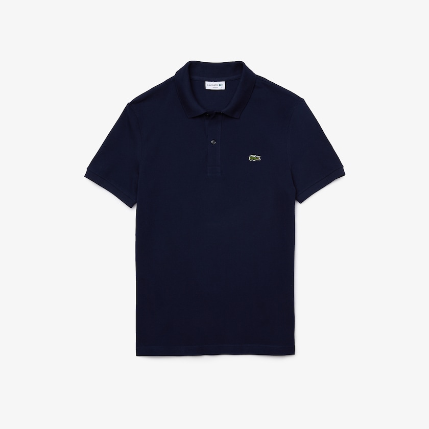 Camisa Polo Lacoste Slim Fit in Petit Piqué Hombre Azul Marino Azules | IR2-28662I6