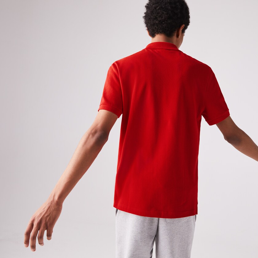 Camisa Polo Lacoste Slim Fit in Petit Piqué Hombre Rojos | TW8-69476H7