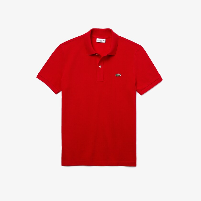 Camisa Polo Lacoste Slim Fit in Petit Piqué Hombre Rojos | TW8-69476H7