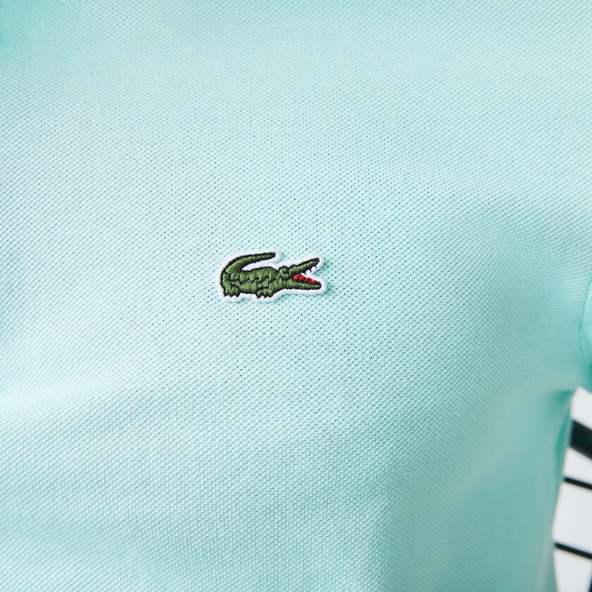 Camisa Polo Lacoste Slim Fit in Petit Piqué Hombre Turquesa | IS1-22382S9