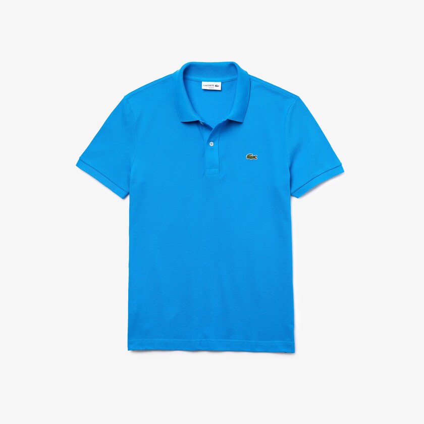 Camisa Polo Lacoste Hombre Azules Slim Fit in Petit Piqué VM7-39693A9
