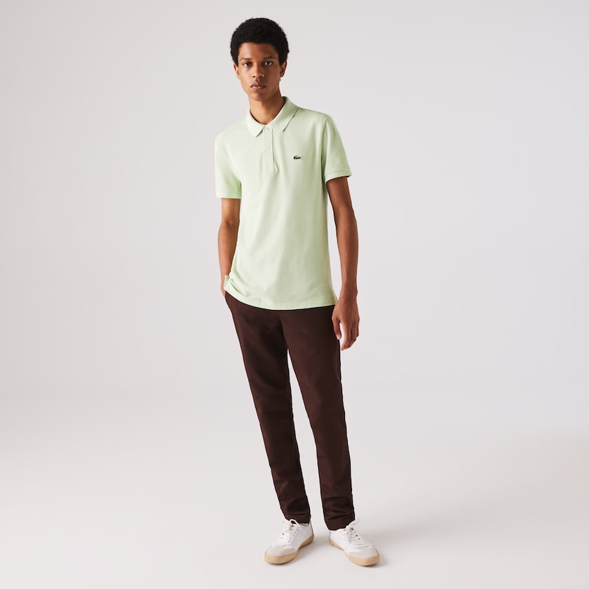 Camisa Polo Lacoste Hombre Verdes Slim Fit in Petit Piqué EY5-69006P4