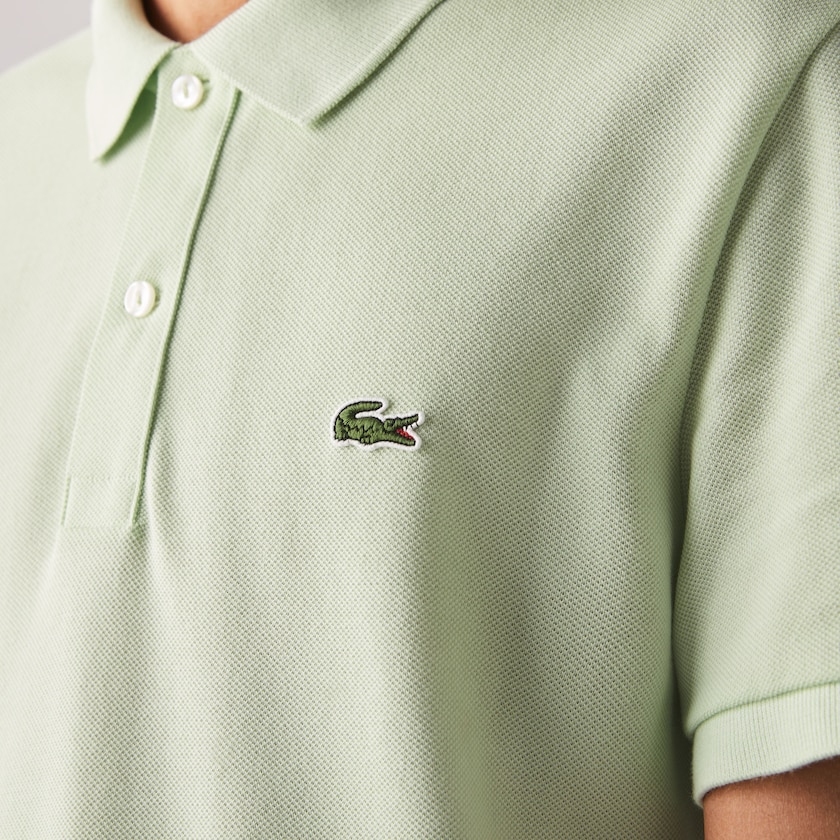 Camisa Polo Lacoste Hombre Verdes Slim Fit in Petit Piqué EY5-69006P4