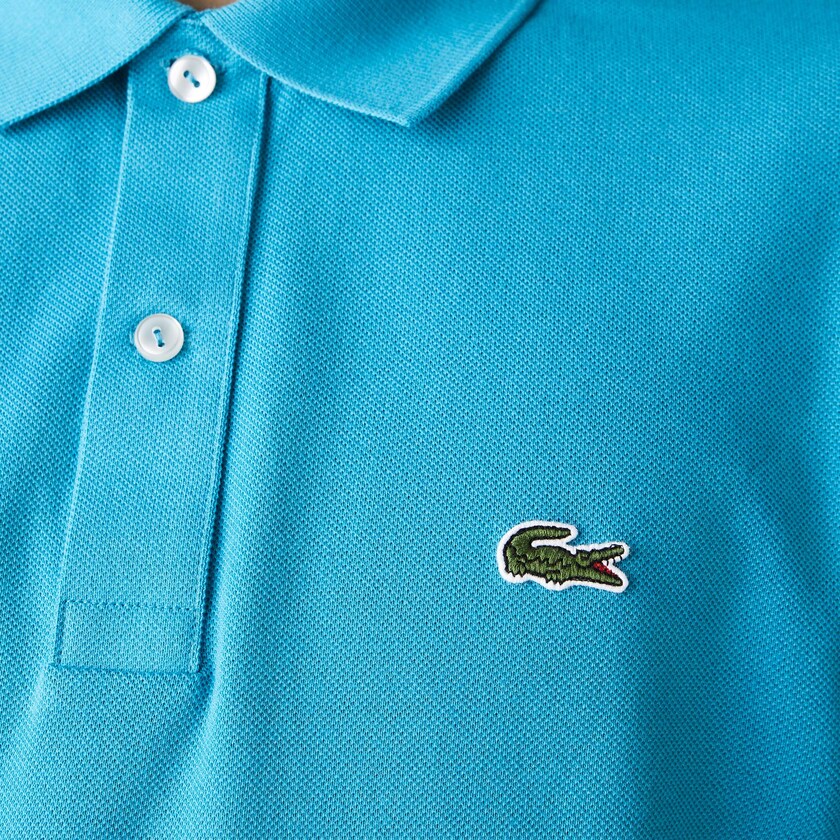Camisa Polo Lacoste Slim Fit in Petit Piqué Hombre Azules | XR2-84588M4